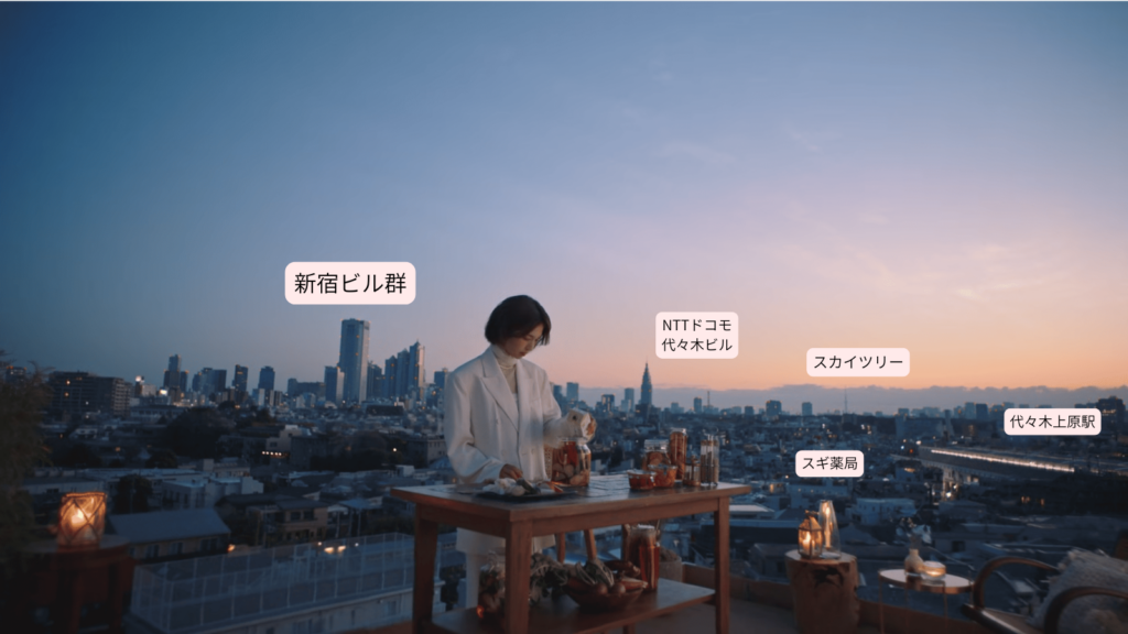 だしまろすのCMロケ地の場所はどこ